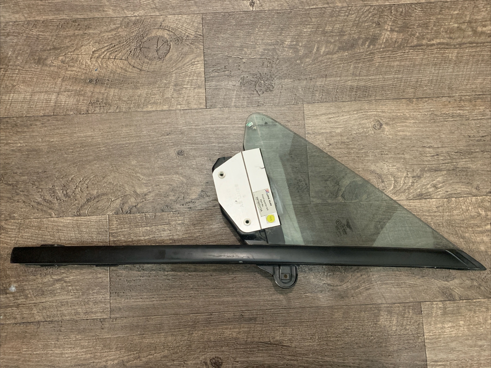03-10 Bentley Continental GT Left Drivers Side Vent Glass Window Panel Oem Dr
