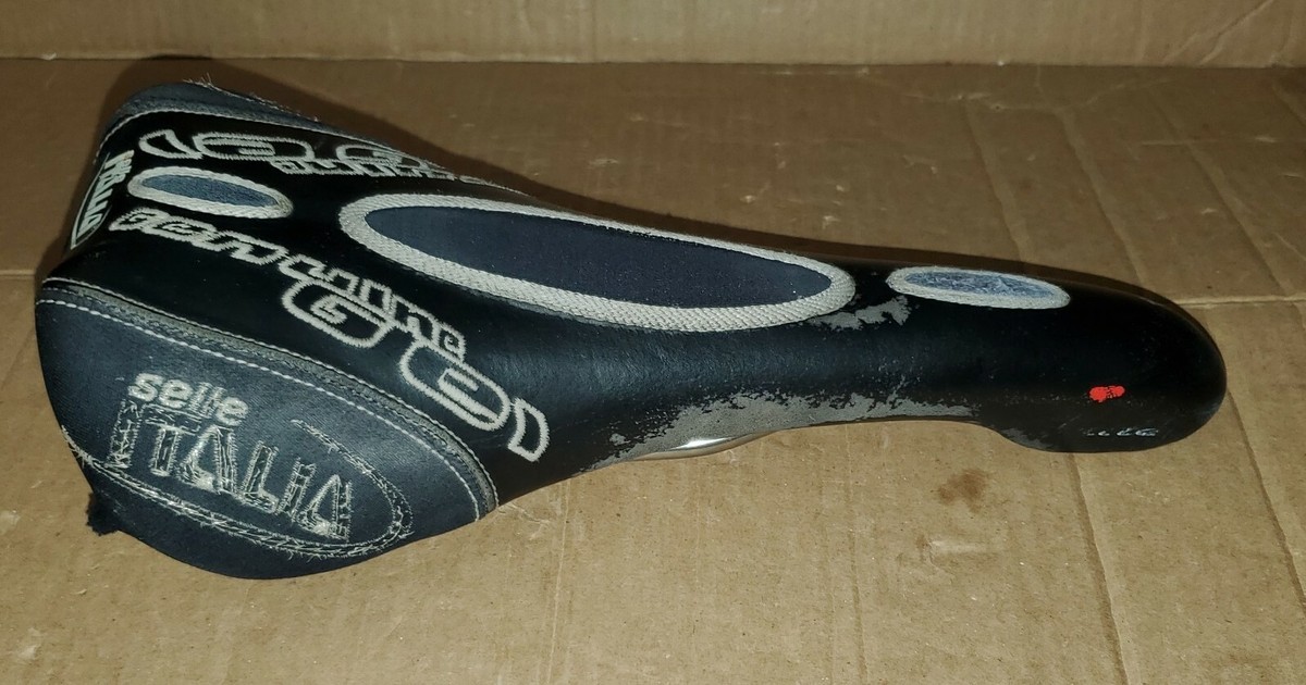 Selle Italia Flight Genuine Gel Titanium Rail Racing Saddle | eBay