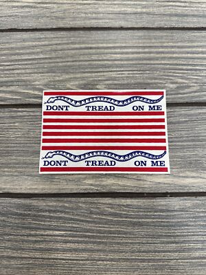 Vtg Cheerios Stars And Stripes Stickers 1976 Don t Tread On Me Red White Blue 