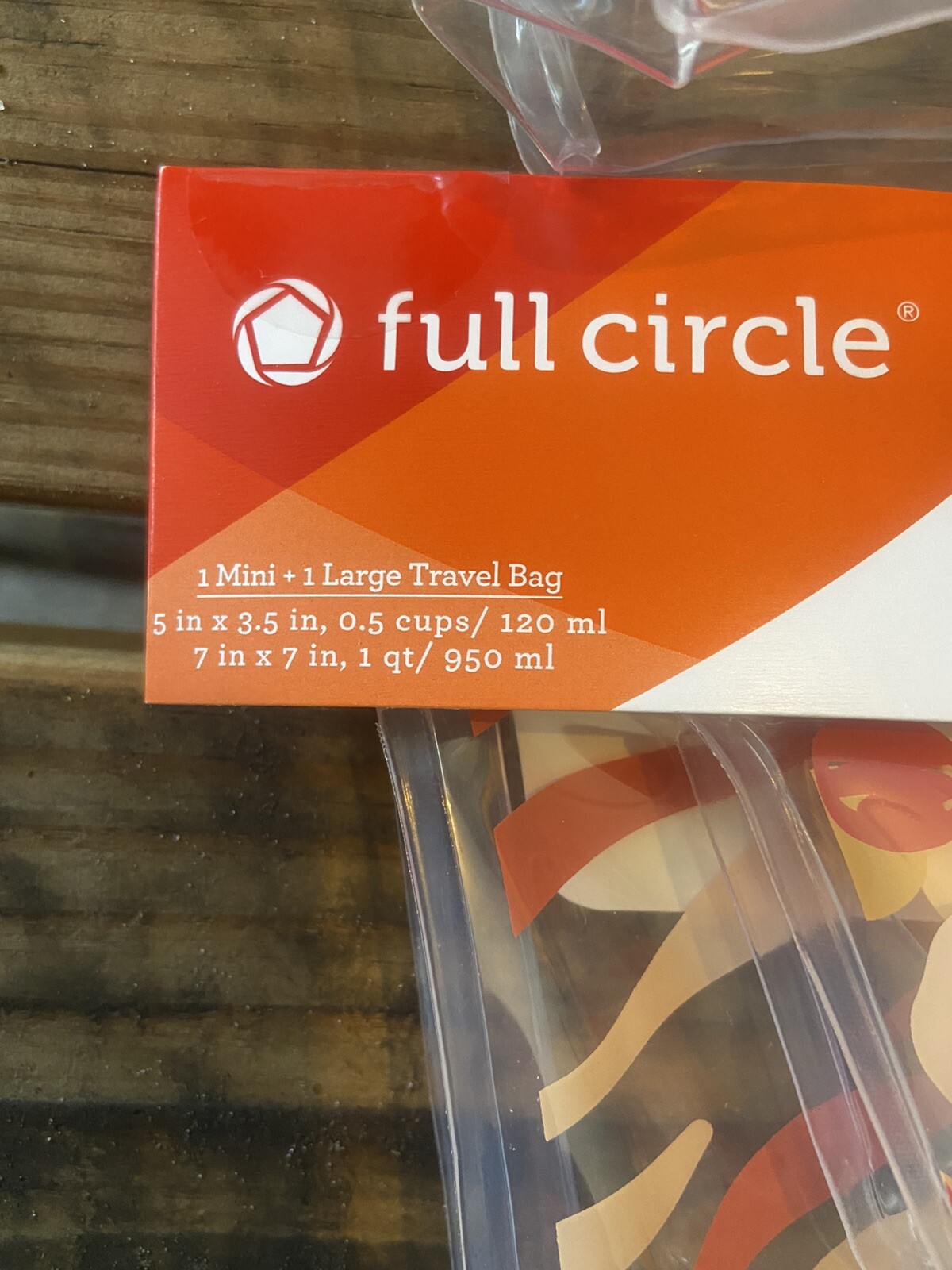 NEW Full Circle Ziptuck Reusable ZipTuck 2pck. 4x Large and 3x Smaller