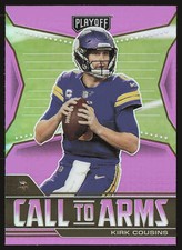2021 Panini Playoff #CA-KCO Kirk Cousins Call to Arms Pink