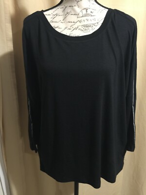 Jean Pascale women long sleeve shirt top blouse size EU L