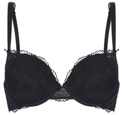 Lingadore 1400 Daily GEL Push-UP mit Bügel Gr.70D UK32D  Sexy in Schwarz