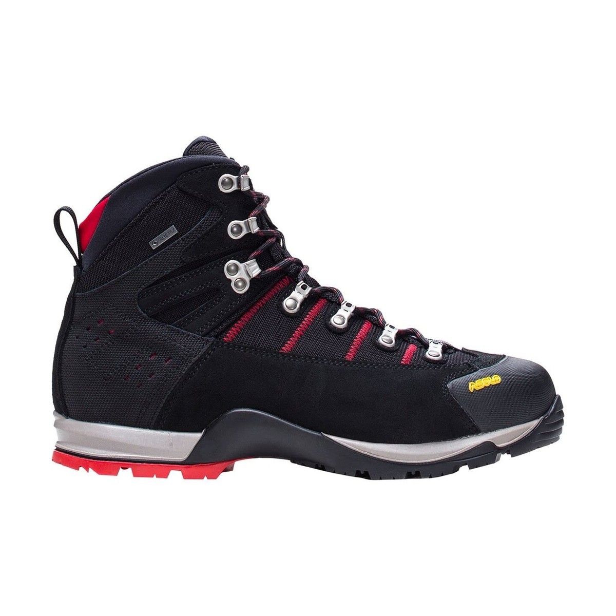 ASOLO Fugitive GTX Hiking Boot - Men's 11 Wide Black/Red | eBay
