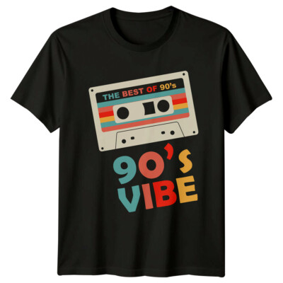 The Best Of 90's Tape 90's Vibe Nostalgic T-Shirt Herren Damen