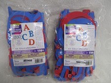 2 Packs Darice Foam Alphabet Stickers 220 Pieces 4" New