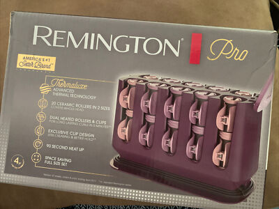 Remington Pro Series H9100 Thermaluxe Ceramic Hair Setter, Rollers Purple 