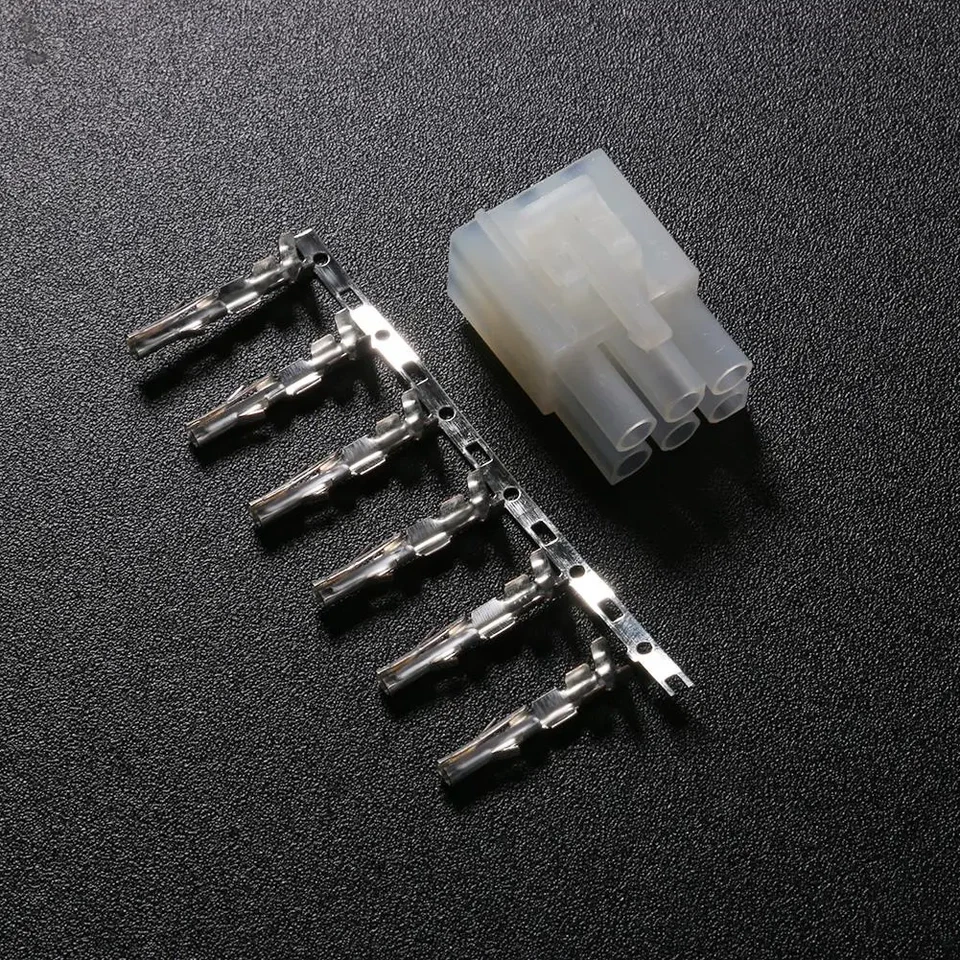 CONNETTORE  ALIMENTAZIONE 6 POLI  RICETRASMITTENTI ICOM IC  YAESU FT KENWOOD TS - Immagine 2 di 4