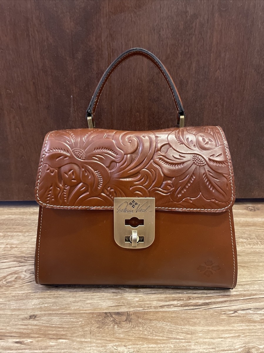 Patricia Nash Jules Satchel (Vintage Vegetable Tanned Rose  display picture 1