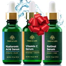 Facial Skin Care Set, Brightening, Firming, Hydrating, Dry Face, Dermatologis...