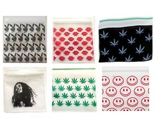 100, 500 Pack Small Plastic Bags Grip Seal Polythene Baggies Baggys Resealable