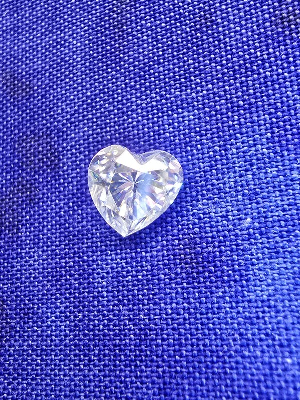 1.5ctw 7.5mm Loose Moissanite Heart
