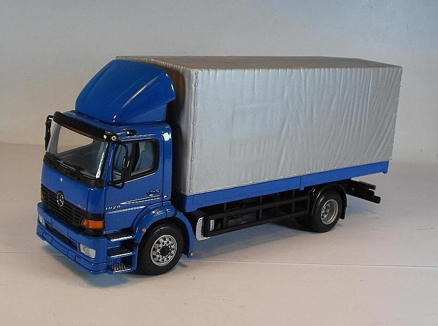 Minichamps 1/43 Mercedes Benz Atego LKW Prische/Plane blau #8531
