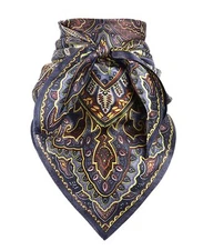 Aztec Wild Rag Tribal Head Bandana Boho Neck Scarf for Summer Women Elegant S...