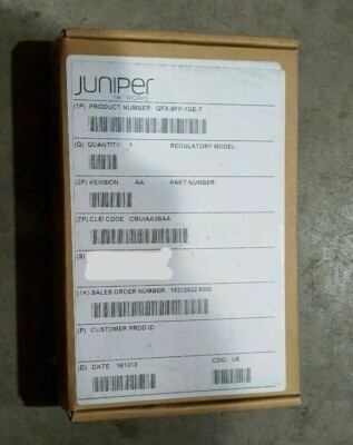 Juniper QFX-SFP-1GE-T