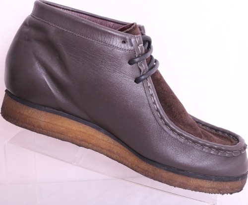 Proenza Schouler Riva Brown Suede Moccasin Chukka Boots shoes Women's 7.5 - Picture 7 of 9