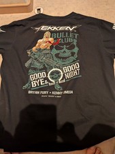 Kenny Omega Tekken Collaboration Limited Bullet Club T shirt New Japan Pro Wrest