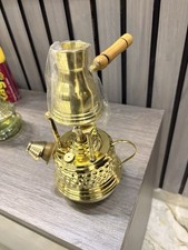 Brass Alcohol Burner Coffee Maker Arabian Solid Large Handmade