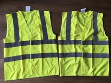 BN PPE 2 Super Touch Cat 11 High Vis Sleeveless Jackets Size M 42 Inch Chest