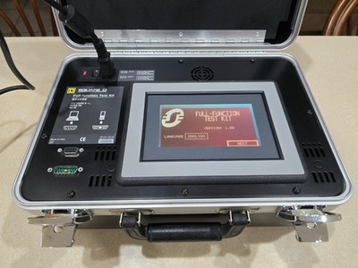 Square D S33595 Full Function Test Kit w/ Cables & Case   No RS232 Cable