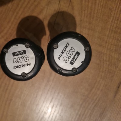  original Hitachi 3,6v Akkus EBM315 x2, Top Zustand  