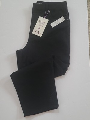 Gloria Vanderbilt Amanda Capri Jeans Womens Size 6 Black NWT Slimming