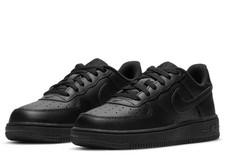 Size 2.5 PS - Nike Force 1 LE Low Triple Black