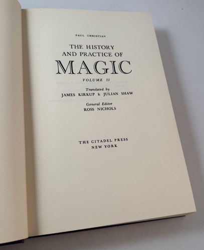 The History And Practice Of Magic-Paul Christian-2 Bks-TRUE First Editions-RARE! - Picture 6 of 24