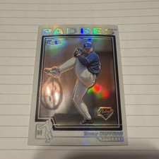 2004 Topps Chrome Refractor Trevor Hoffman #386 HOF San Diego Padres