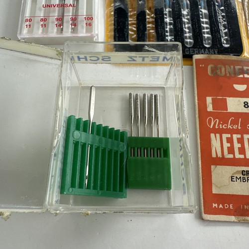 Vintage Lot Sewing Needle Hand Quilting Curved Sewing Machine Singer SCHMETZ - Picture 5 of 8