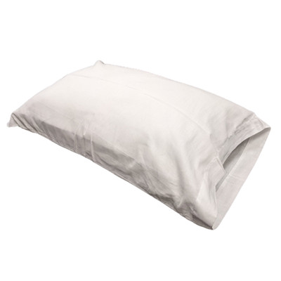 Bulk Pillowcases for Airbnb Camps Dorms Hospitals Motels T130 White Standard