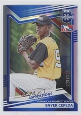 2022 Panini Elite Extra Edition Aspirations Blue 223/349 Enyer Cepeda #174 0t2