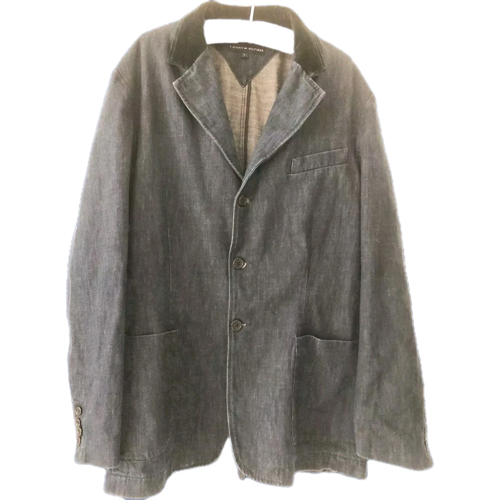 Coats, Jackets & Waistcoats: Men's Tommy Hilfiger Denim Navy Blue Jacket Large.