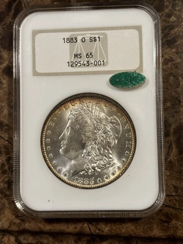1883-O MORGAN DOLLAR NGC MS65