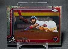 Michael Harris II 2025 Topps Chrome Logofractor Baseball Card 230 Atlanta Braves