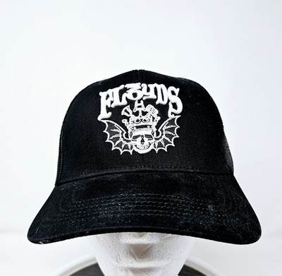 Men's 3 Floyd Blackout Mesh Trucker Snapback Hat Used Condition FAST SHIPPING