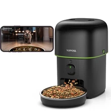 Automatic Pet Feeder 5G WiFi 1080P Camera NightVision 15Meal 99Portion Dispenser