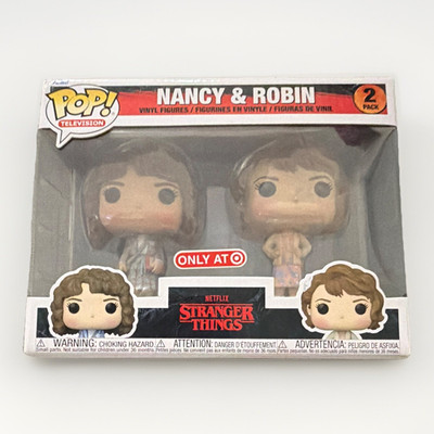Funko Pop! Stranger Things Nancy & Robin 2 Pack Target Exclusive Vinyl Figures