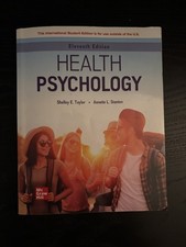 Health Psychology Eleventh Intl Edition by Taylor & Stanton, McGraw Hill
