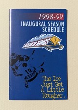 1998-99 Colorado Gold Kings Hockey Pocket Schedule WCHL 🏒🥅