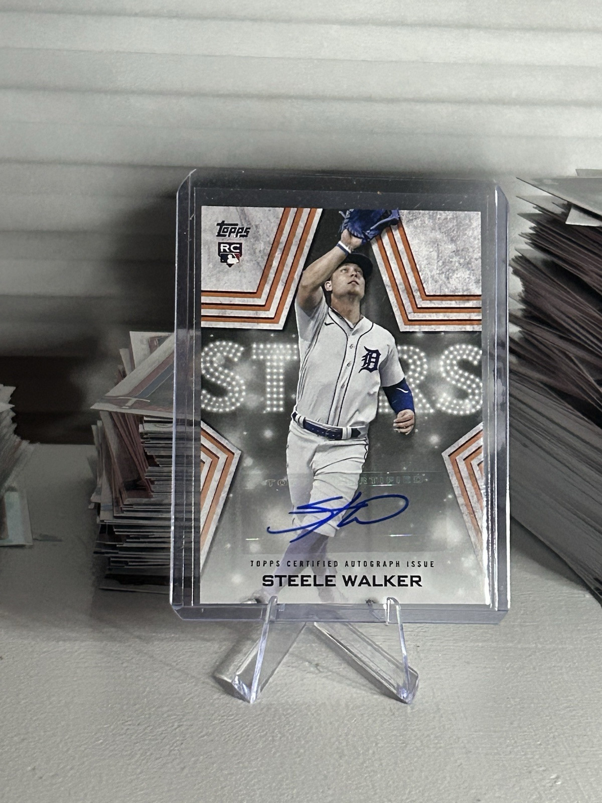 2023 Topps Baseball Stars Autographs (Series Two) Steele Walker Rookie Auto