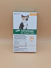 Elanco Advantage for Small Cats Flea Prevention Treatment NEW 2 Monthly Doses