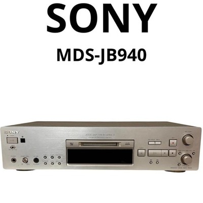 Sony MDS-JB940 MDLP Minidisc Deck audio Junk from Japan For Parts repair