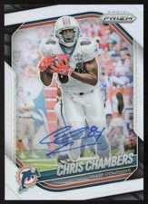 2025 Panini Prizm Silver Prizm Chris Chambers Auto #107 JW1