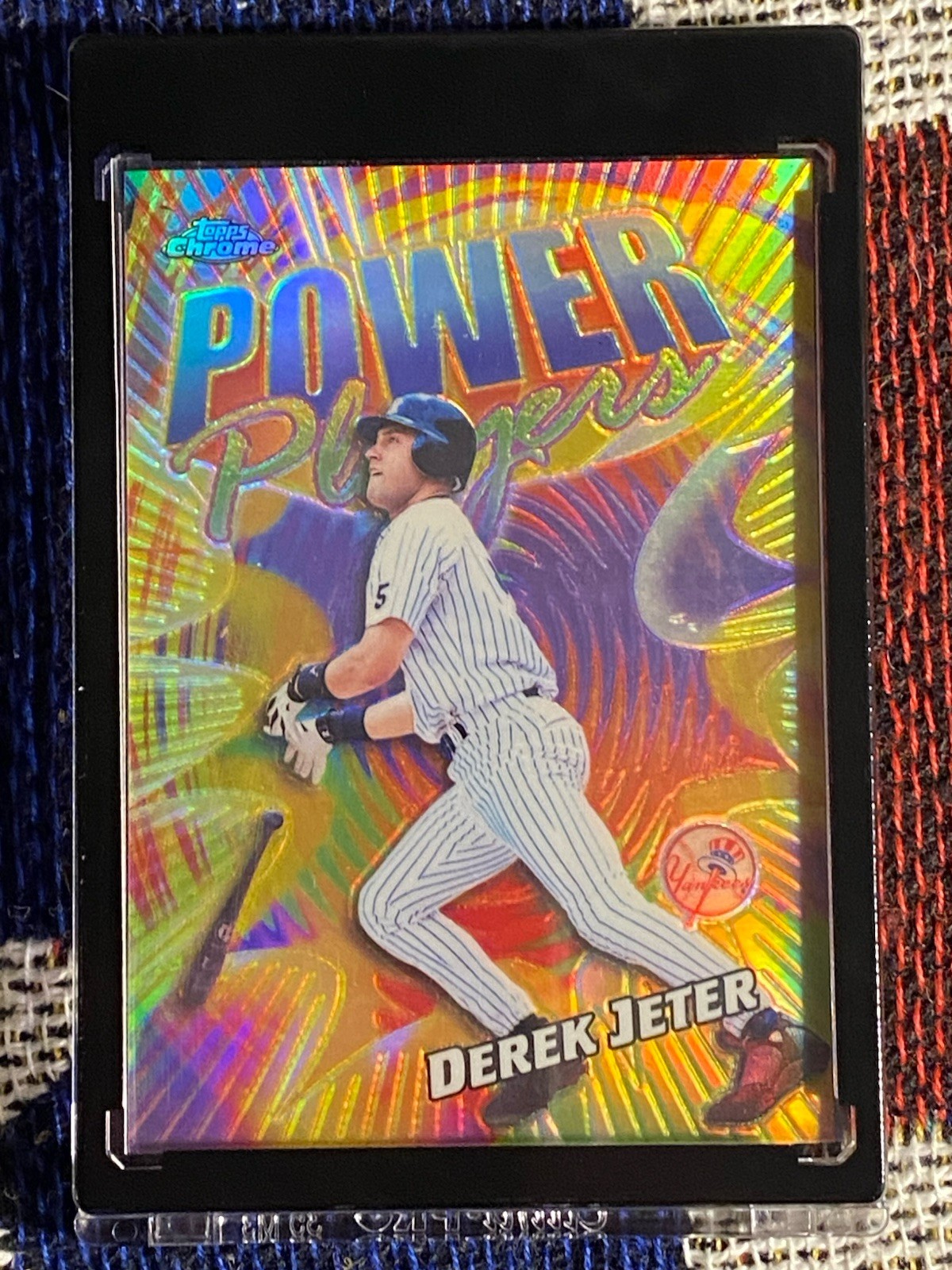 2000 Topps Chrome Power Players Derek Jeter #P20 Refractor New York Yankees