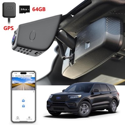Mangoal 4K Dash Cam for Ford Explorer U625 2020-2024-Model A WiFi & App GPS 64GB