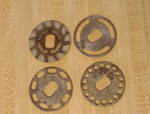 Lot Of 4 Columbia 120 Food Chopper Blades All Different 