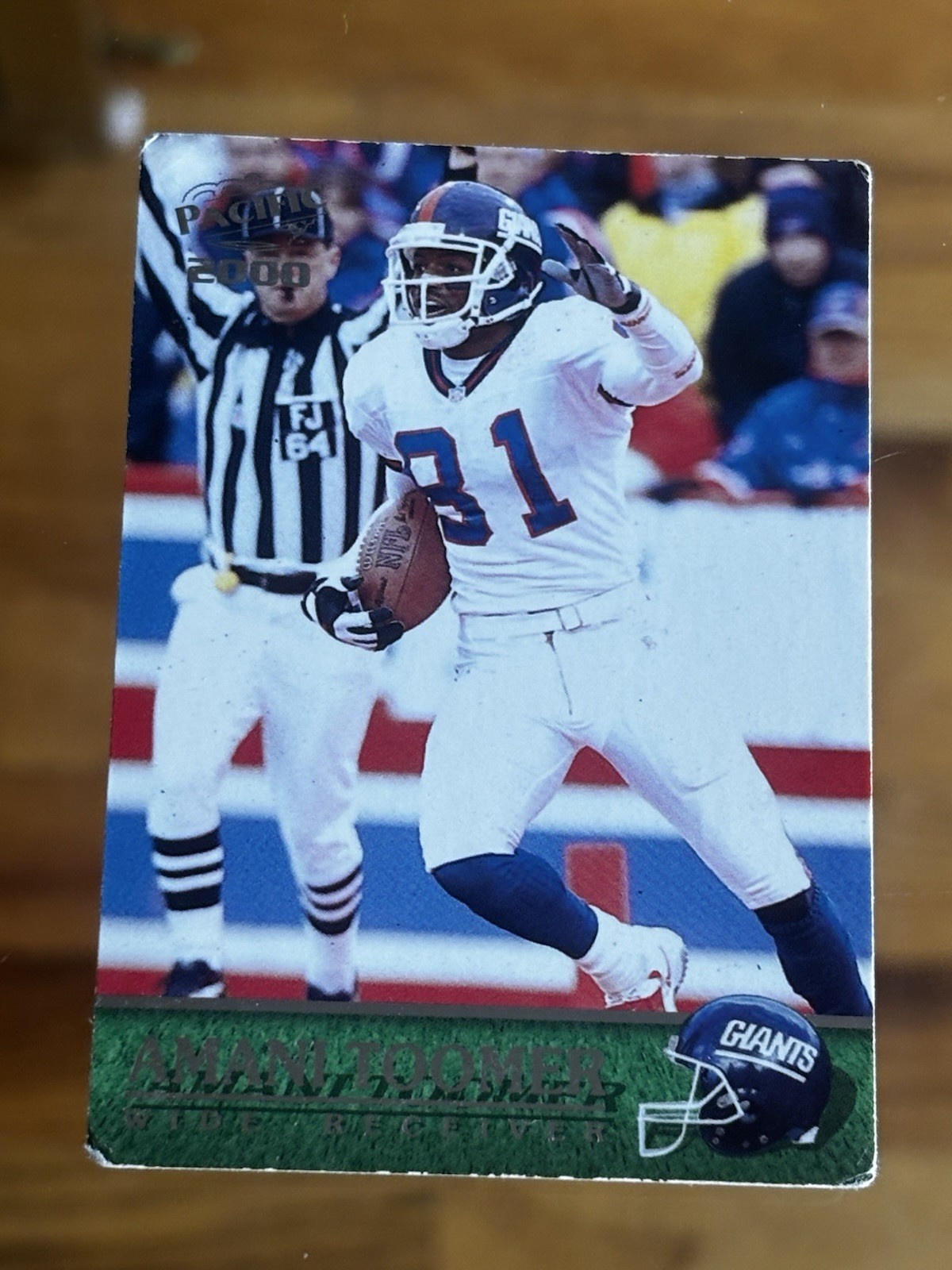Amani Toomer 2000 Pacific #251 NY GIANTS