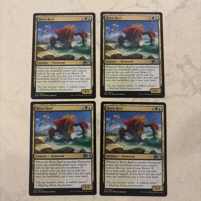 Magic the Gathering MTG Risen Reef Playset Of 4 Cards