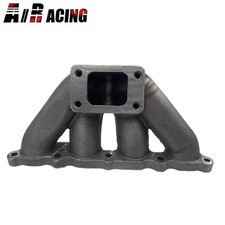 Emusa For 93-97 Honda Civic Del Sol D15d16 T3 4-bolt Cast Iron Turbo Manifold